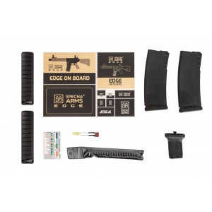 Страйкбольный автомат RRA SA-E03 EDGE 2.0™ Gate ASTER Carbine Replica - black [SPECNA ARMS]